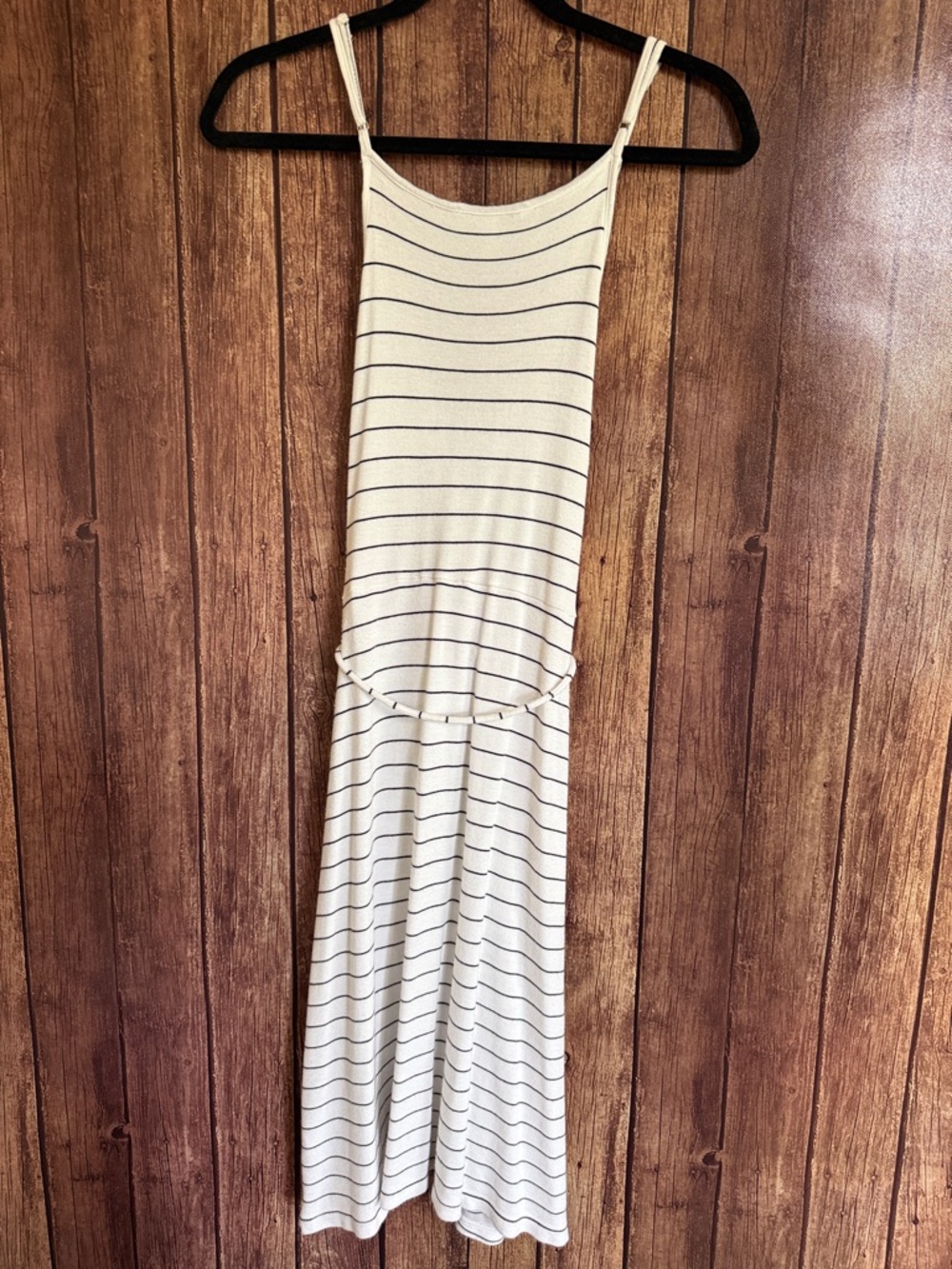 White Striped Dress - Picture 2 of 6